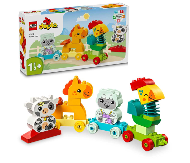 LEGO DUPLO 10412 Pociąg ze zwierzątkami - 1202284 - zdjęcie